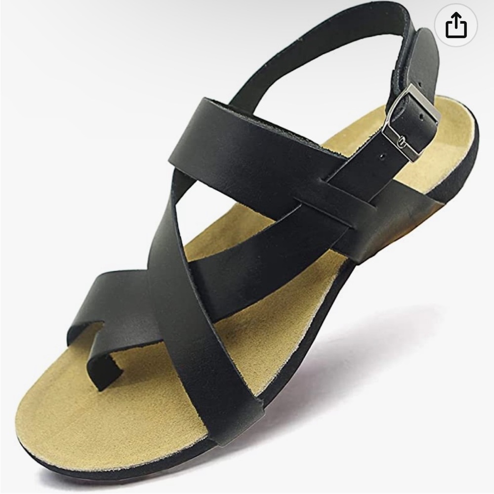 Leather sandals